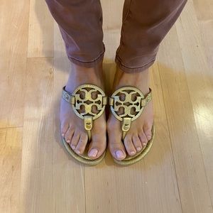 Tory Burch Miller gold sandal